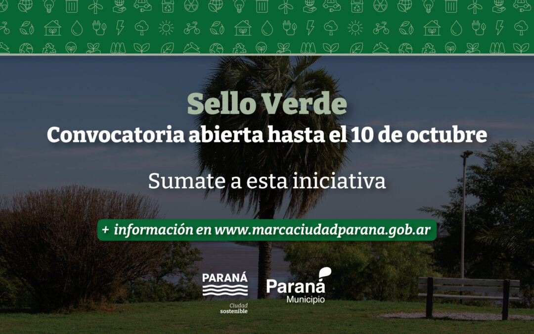 Marca Paraná abre la convocatoria al Sello Verde de distinción